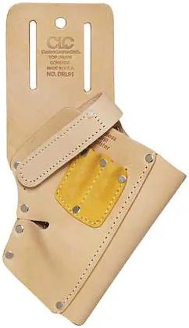 Alt view image 2 of 5 - Clc Tan Cordless Drill Holster, Leather Tan  Leather  DRL91