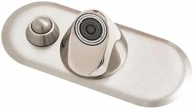 Alt view image 2 of 2 - BESTCARE WH3376 Metering 4" Mount, 3 Hole Ligature Resistant Bathroom Faucet