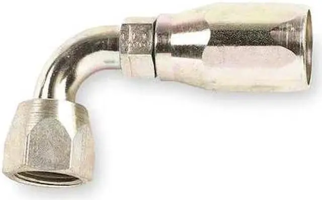 Alt view image 2 of 2 - Hose Fitting, hyd, JIC, 90 Deg, 7/16-20