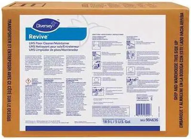 Main image of DIVERSEY 904636 Floor Cleaner and Maintainer,5 gal,Sweet