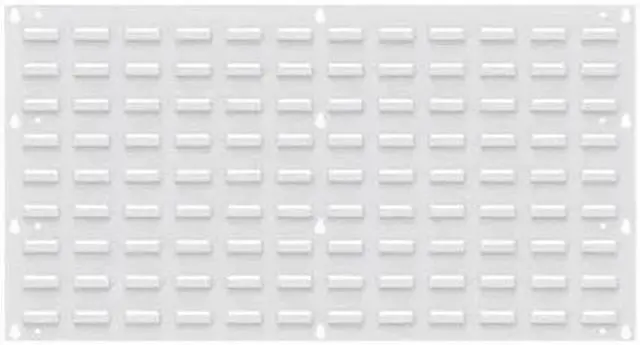 Alt view image 4 of 5 - AKRO-MILS 30636TEXWHT Steel Louvered Panel, 5/16 in D x 20 in H x 36 in W, White