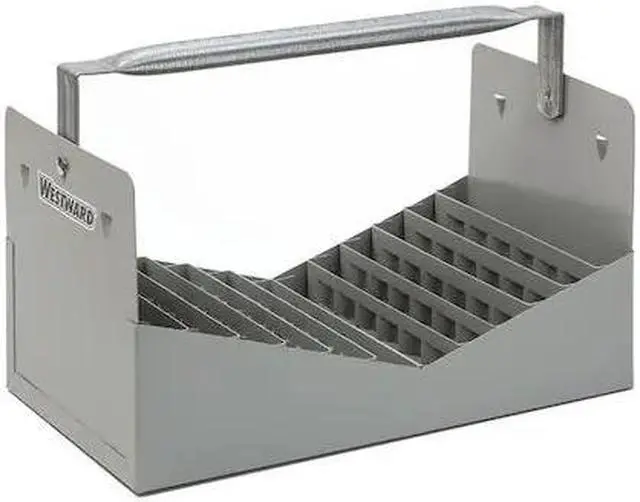 Main image of WESTWARD 35XR77 WESTWARD Nipple Caddy, Steel, Gray, 12-1/2 in W x 7 in D x