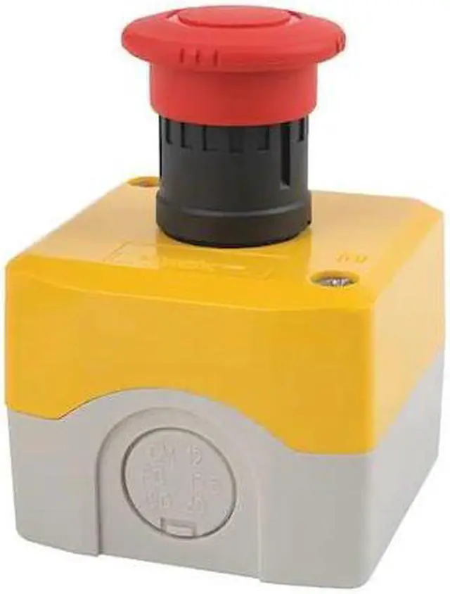 Alt view image 2 of 2 - Push Button Control Station, 1NO/2NC Contact Form, Number of Operators: 1