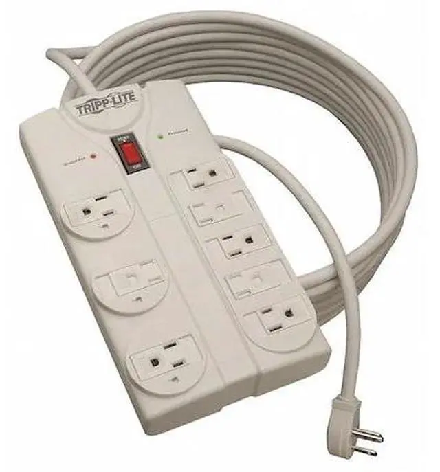 Alt view image 14 of 20 - Tripp Lite TLP825 8 Outlets 1440 Joules 25' Cord Protect It! Surge Suppressor