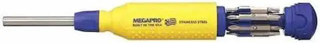 Alt view image 3 of 9 - MEGAPRO 151SS-B Phillips, Square, Star, Slot Bit 8 1/2 in, Drive Size: 1/4 in ,