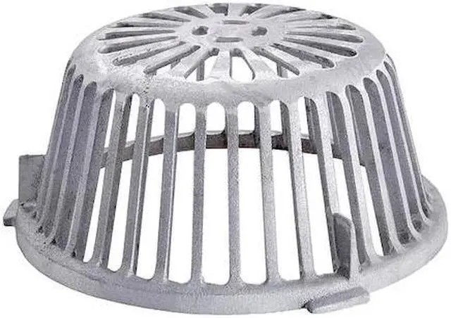 Main image of JAY R. SMITH MANUFACTURING 1010AD Roof Drains Dome Strainer, Aluminum, 11 1/8 in