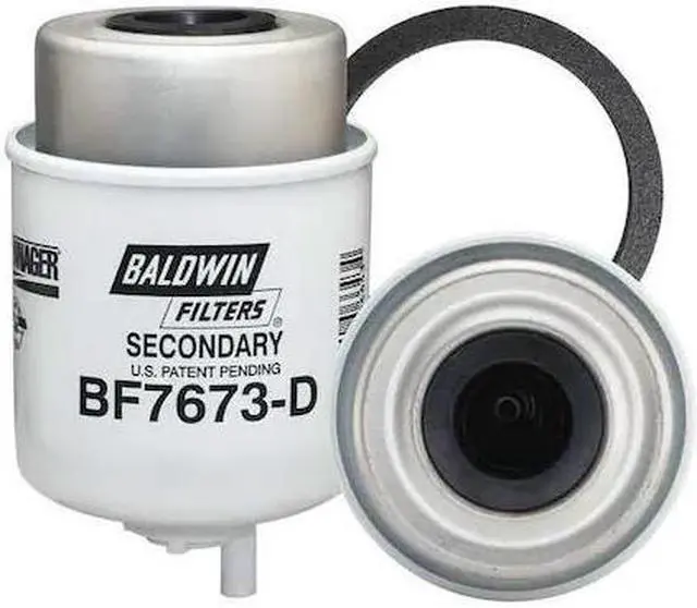 Main image of BALDWIN FILTERS BF7673-D Fuel Filter,5-7/32 x 3-9/32 x 5-7/32 In