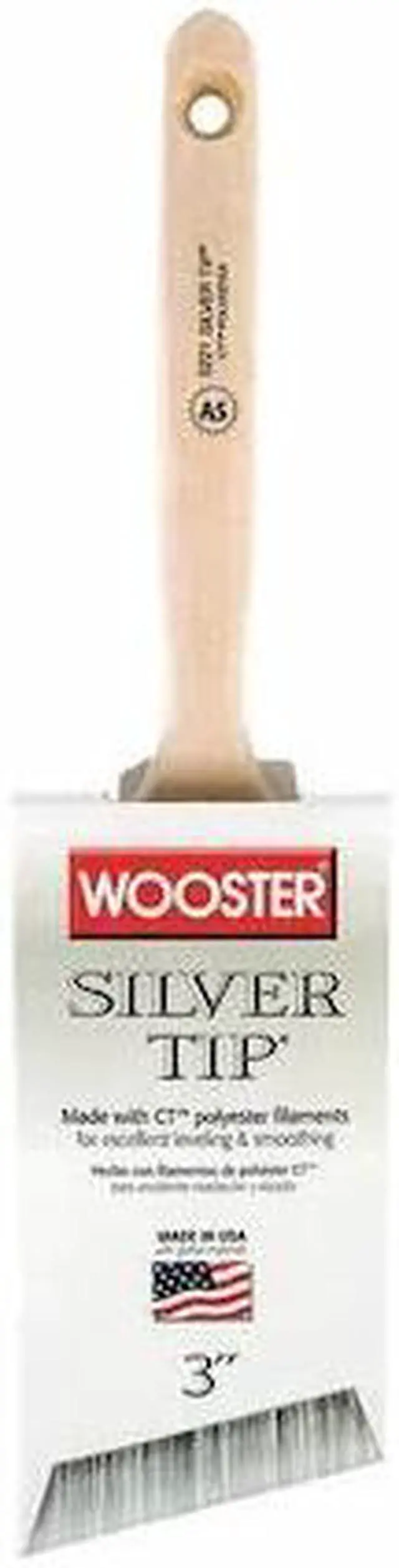 Alt view image 3 of 5 - Wooster Brush 3" Silver Tip Brush