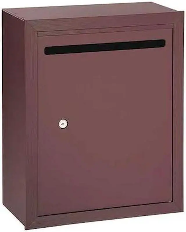 Alt view image 4 of 5 - Salsbury 2240ZP Letter Box (Includes Commercial Lock) - Standard - Surface Mounted - Bronze - Private Access