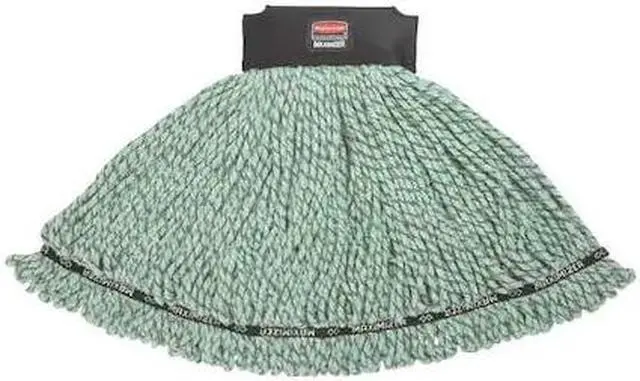 Alt view image 5 of 10 - Maximizer Microfiber Mop Heads Medium Green 6/Carton