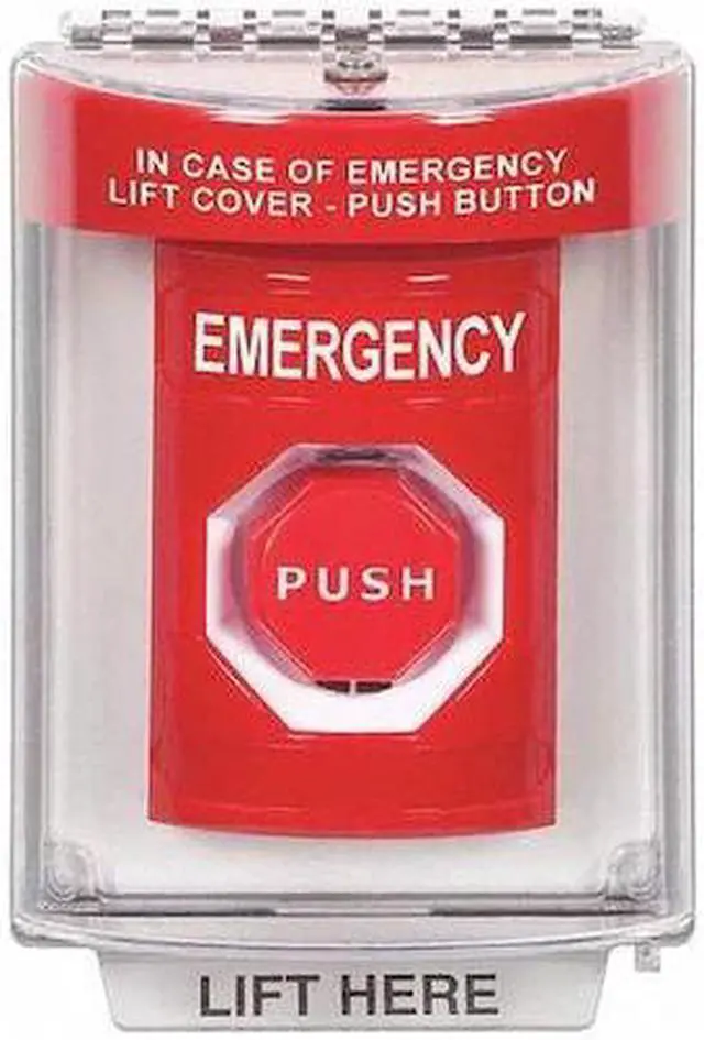 Alt view image 2 of 3 - Safety Technology International Emergency Push Button,Momentary Type SS2045EM-EN