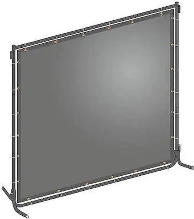 Main image of ZORO SELECT 22RN75 Welding Screen, Transparent PVC, 6 ft. W., 6 ft. H., 13
