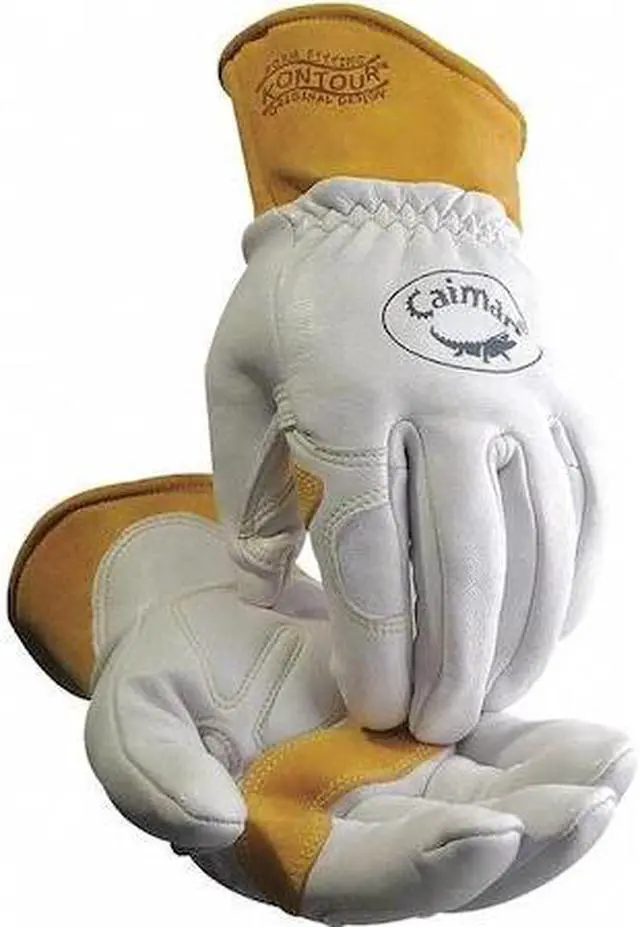 Alt view image 3 of 3 - 1871 Series Multi-Task Gloves, Small, White/Tan