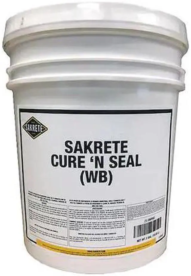 Main image of SAKRETE 120045 Concrete Sealer, Pail, Clear, Cure & Seal
