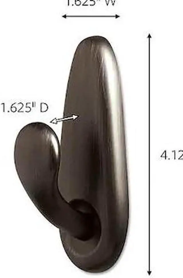 Alt view image 2 of 3 - COMMAND FC13 Hook,Metal,1-5/8 In