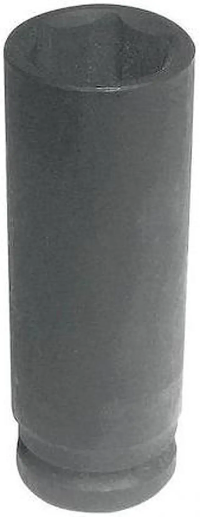 Alt view image 2 of 2 - WESTWARD 4LXL4 WESTWARD 1/2 in Drive Impact Socket Deep Socket, Black Oxide,