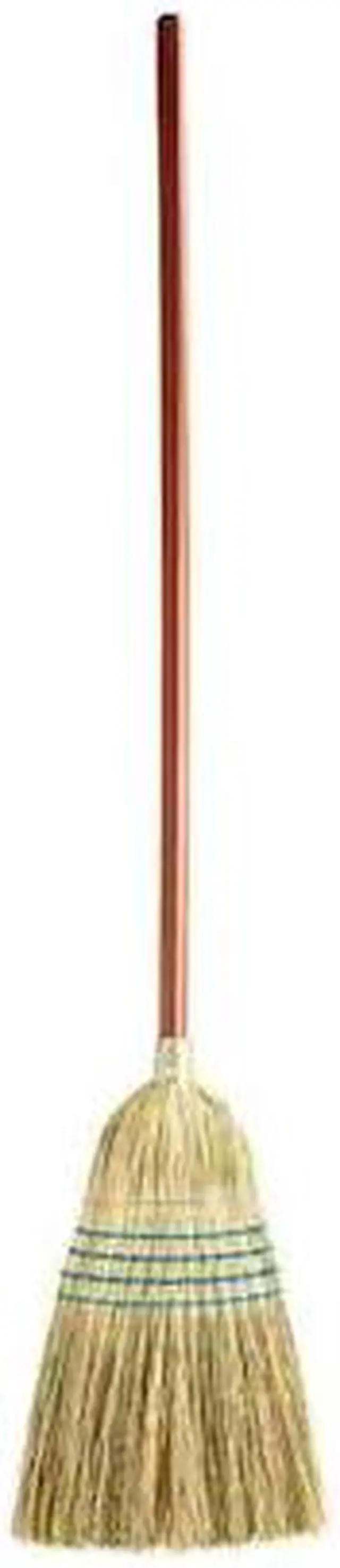Alt view image 2 of 4 - RUBBERMAID FG638300BLUE RUBBERMAID Blue 12-1/2" 100% Corn Fiber Janitor Broom