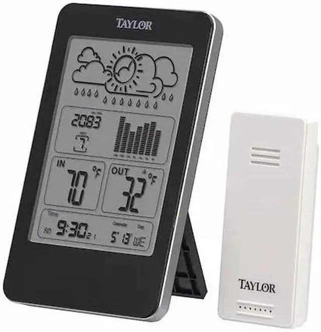 Alt view image 3 of 6 - Taylor Wireless In/Out Thermometer w/Barometer   1733