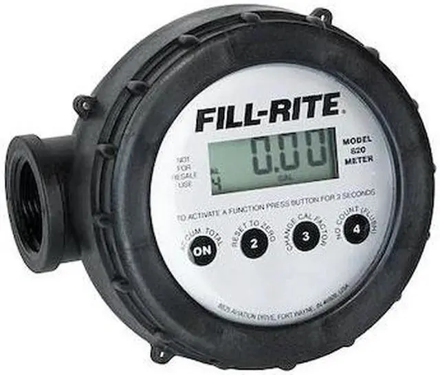 Alt view image 6 of 7 - FILL-RITE 820 Meter,Digital,1 In. FNPT, 2-20 gpm