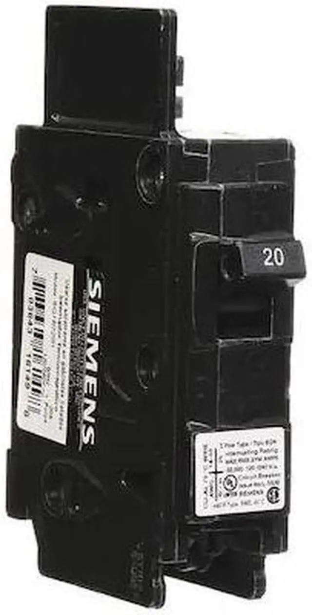 Alt view image 3 of 4 - SIEMENS BQ1B020H Miniature Circuit Breaker, BQH Series, 20A, 1 Pole, 120V AC,