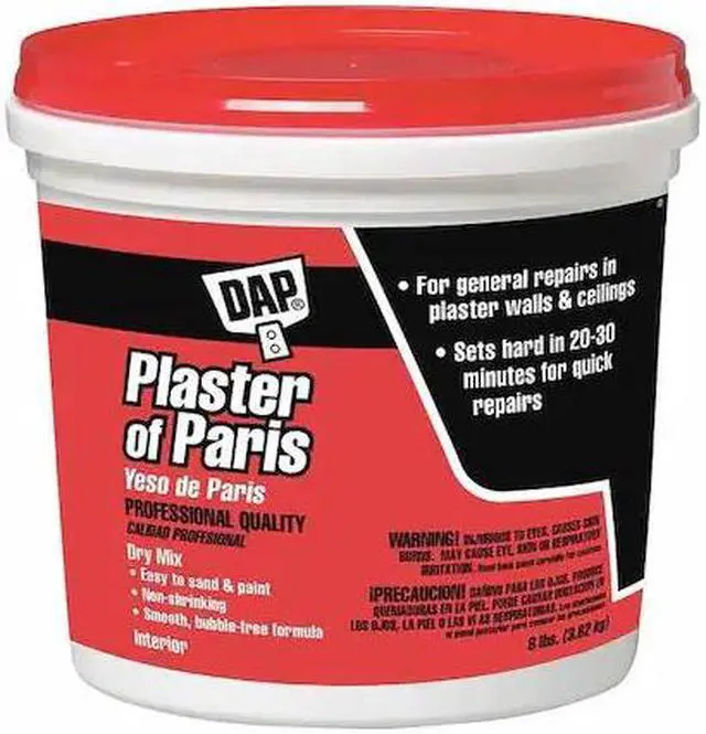 Main image of DAP 10310 Plaster of Paris, 8 lb, Bag, White, Plaster of Paris
