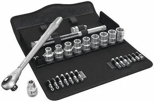 Alt view image 2 of 2 - WERA 05004077001 1/2" Drive Ratchet Set Torx(R), Metric 28 Pieces 10 mm to 19