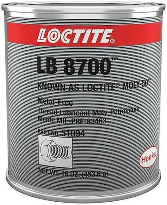 Alt view image 2 of 2 - Anti-Seize,Molybdenum,16 oz Can LB 8700(TM) Moly-50(TM) LOCTITE 234246
