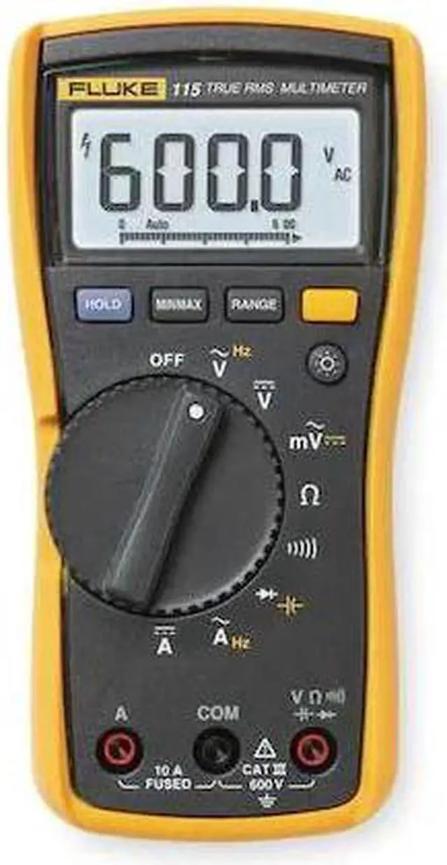 Alt view image 2 of 10 - FLUKE FLUKE-115 Digital Multimeter, 600 Max. AC Volts, 600 Max. DC Volts, 10