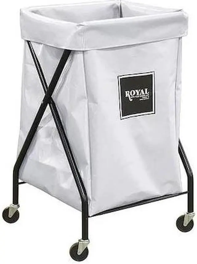 Alt view image 3 of 3 - X-Frame Cart,6 Bu,White Vinyl ROYAL BASKET TRUCK G06-WWX-XFA-3ONN