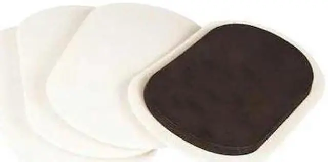 Main image of ZORO SELECT 10G209 Furn. Glides,Self-Stick,Oval,9-1/2",PK4