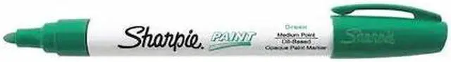 Main image of Sharpie Permanent Paint Marker Medium Point Green 35552