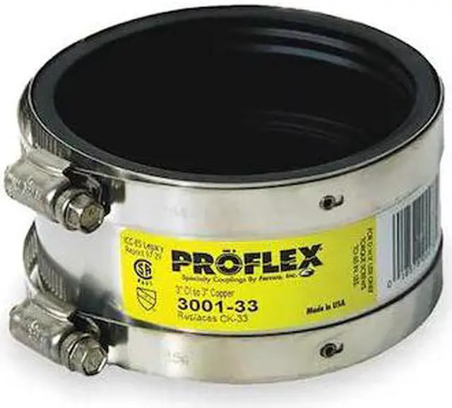 Alt view image 4 of 4 - ZORO SELECT 3001-33 Shielded Coupling,For Pipe Size 3" x 3"