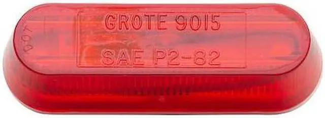 Main image of GROTE 45252 Marker Lamp,Thin-Line,Single Bulb,Red