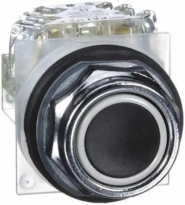 Alt view image 2 of 2 - SCHNEIDER ELECTRIC 9001KR1BH13 Flush Push Button Operator, 30 mm, SPDT, Black