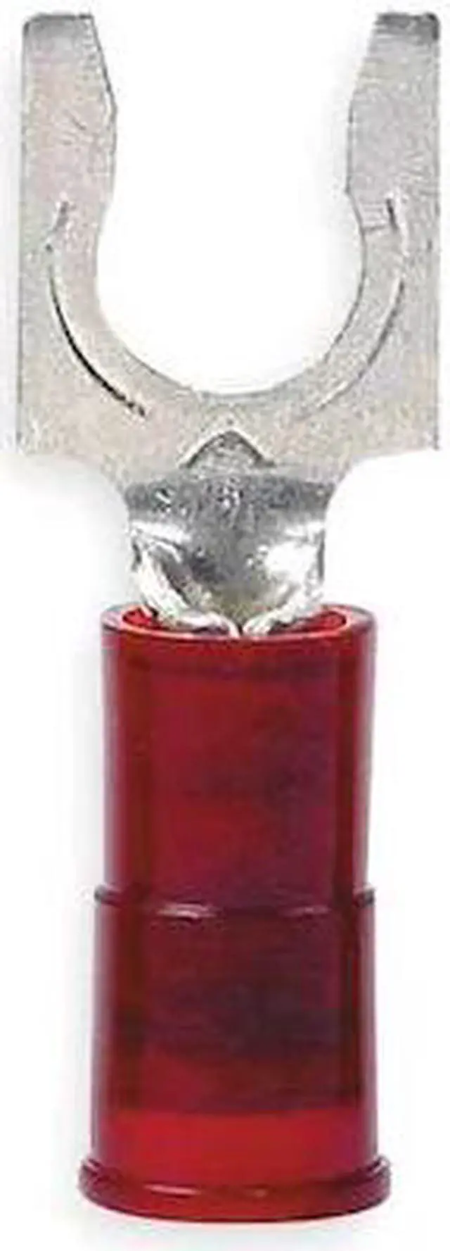 Alt view image 2 of 3 - 3M MNG18-6FBX Fork Terminal, #6 Stud Size, 18 AWG, 600 V, Nylon Insulated, Red,