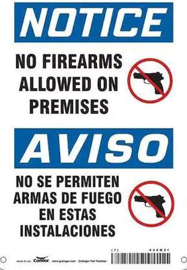 Main image of CONDOR 449M31 Safety Sign, 10 in Height, 7 in Width, Aluminum, Horizontal