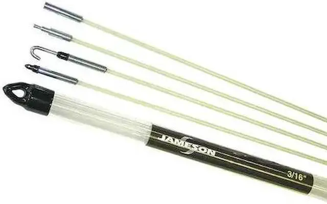 Alt view image 3 of 3 - JAMESON 7S-45T Glow Rod Kit with 20 Feet of Fiberglass Fish Rod