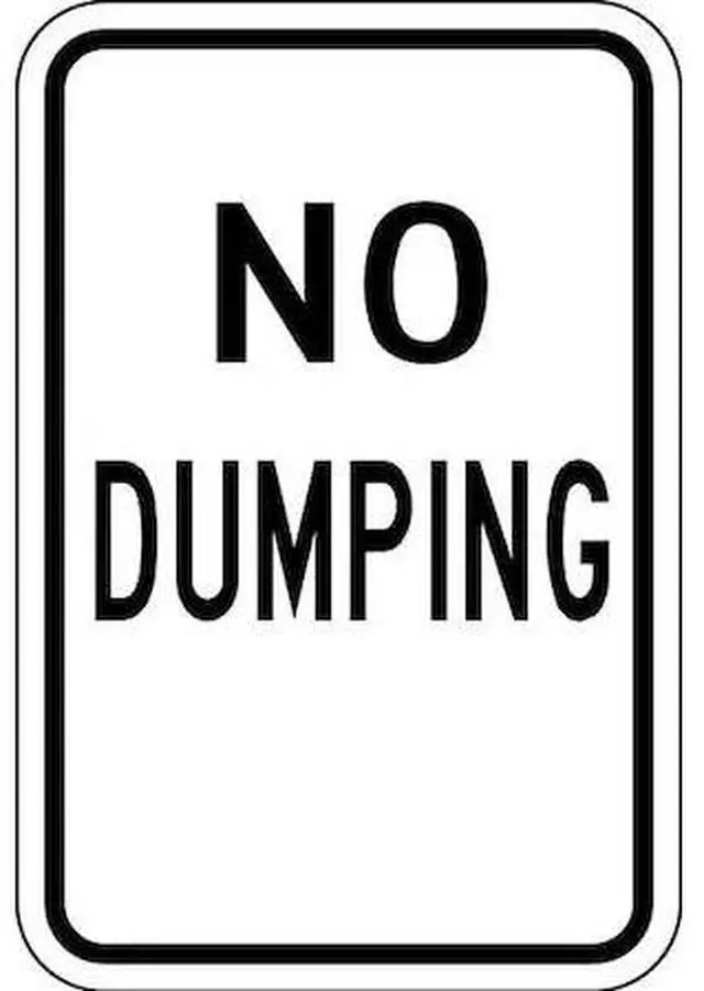 Alt view image 2 of 2 - LYLE DL-032-12HA Traffic Sign, 18 in H, 12 in W, Aluminum, Vertical Rectangle,