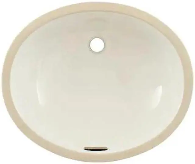 Alt view image 2 of 3 - TOTO LT569#01 White Bathroom Sink, Vitreous China, Undermount Bowl Size 14" x