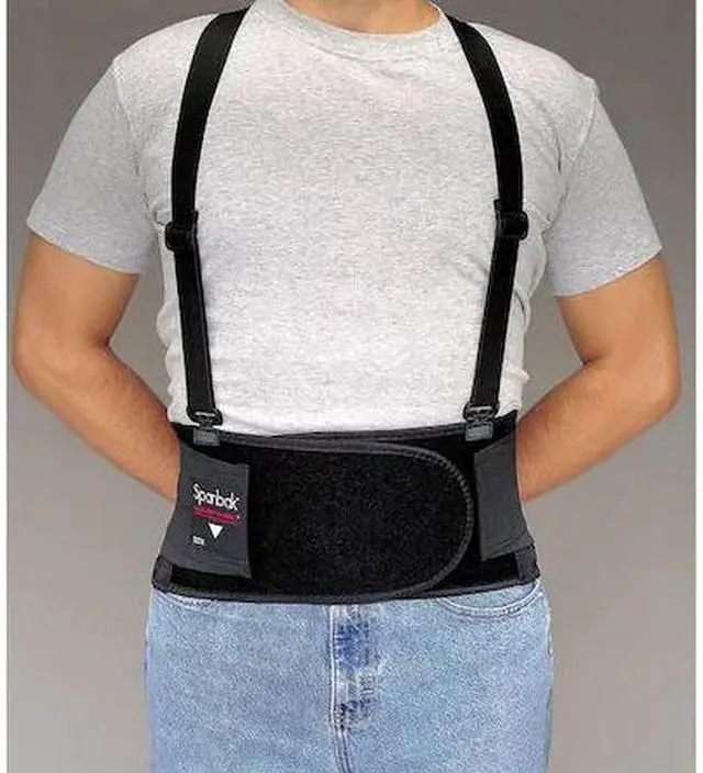 Alt view image 2 of 2 - Back Support, Breathable, Suspender, M