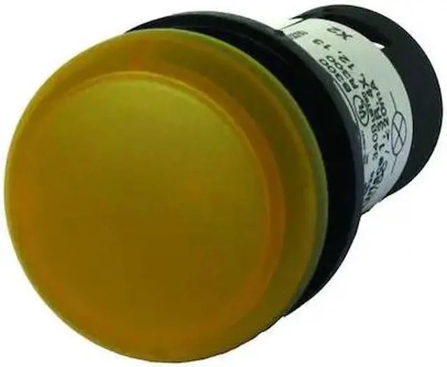 Alt view image 2 of 2 - EATON C22-L-Y-24 Raised Indicator Light,Yellow,24VAC/DC