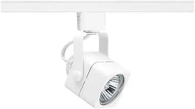 Main image of JUNO LIGHTING R714 WH Track Fixture, Cast Cube, 50W, 120V