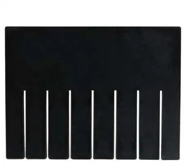 Main image of QUANTUM STORAGE SYSTEMS DS92080CO Plastic Divider, Black, 9 5/8 in L, 7 1/4 in