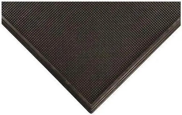 Main image of NOTRAX 346S2432BL Black Flexible Rubber Fingers Footwear Sanitizing Mat 2 ft. W