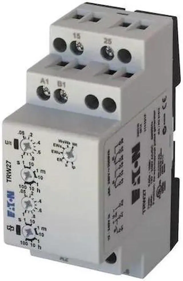 Alt view image 2 of 2 - EATON TRW27 Time Delay Relay,24 to 240VAC/DC,8A,DPDT
