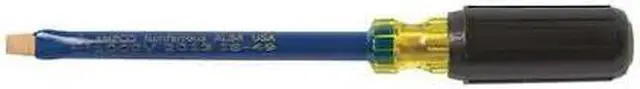 Main image of AMPCO SAFETY TOOLS IS-49 Non-Sparking Insulated Slotted Screwdriver 5/16 in