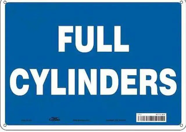Main image of CONDOR 471L88 Safety Sign, 10 in Height, 14 in Width, Polyethylene, Horizontal