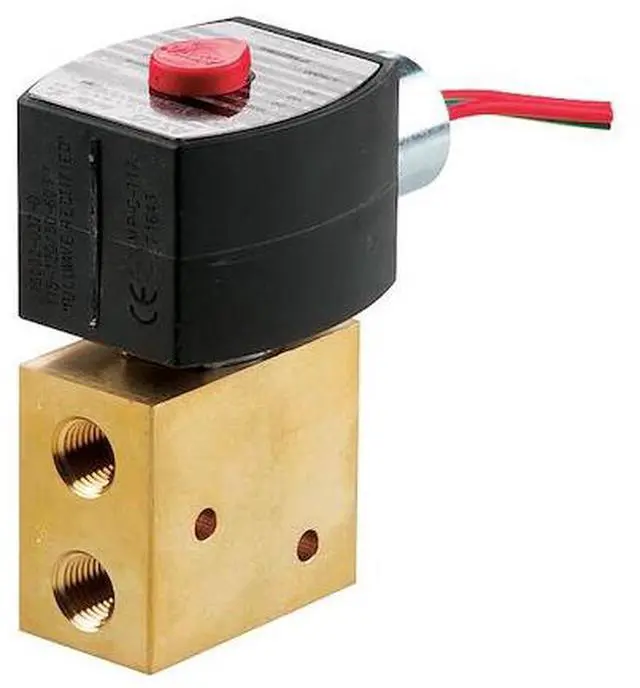 Main image of ASCO EF8327G041 Solenoid Valve, 3-Way, 2-Position, Configurable, 1/4 in Pipe