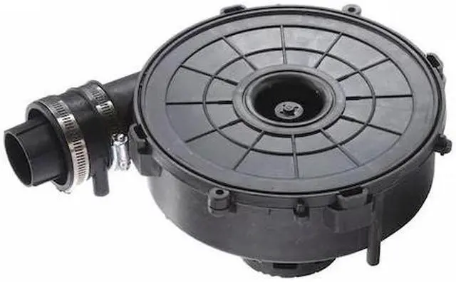 Main image of FASCO A202 Draft Inducer, 115, Plastic, 5 7/8 in W, 9 1/2 in H, 2.0/1.7 Inlet
