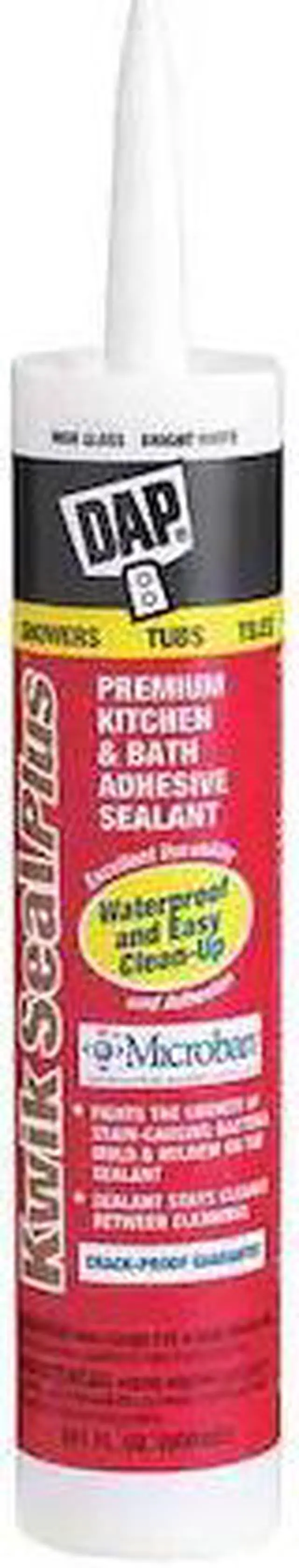 Alt view image 2 of 3 - DAP 18510 Acrylic Latex Sealant, 10 oz, Cartridge, White, Acrylic Latex Base,
